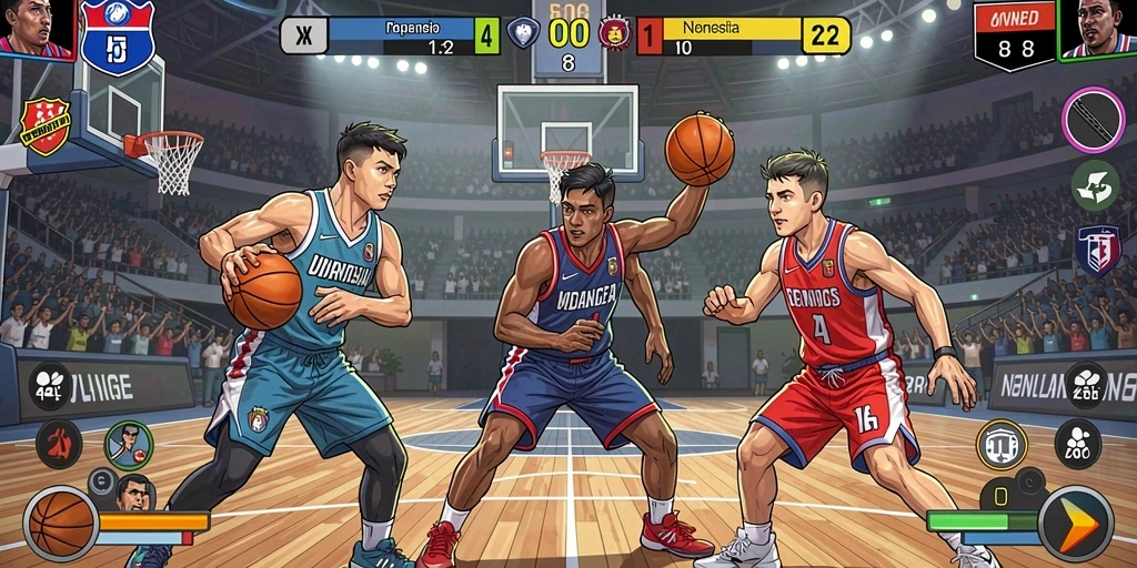 Screenshot menggambarkan grafis menawan dari dunia game.