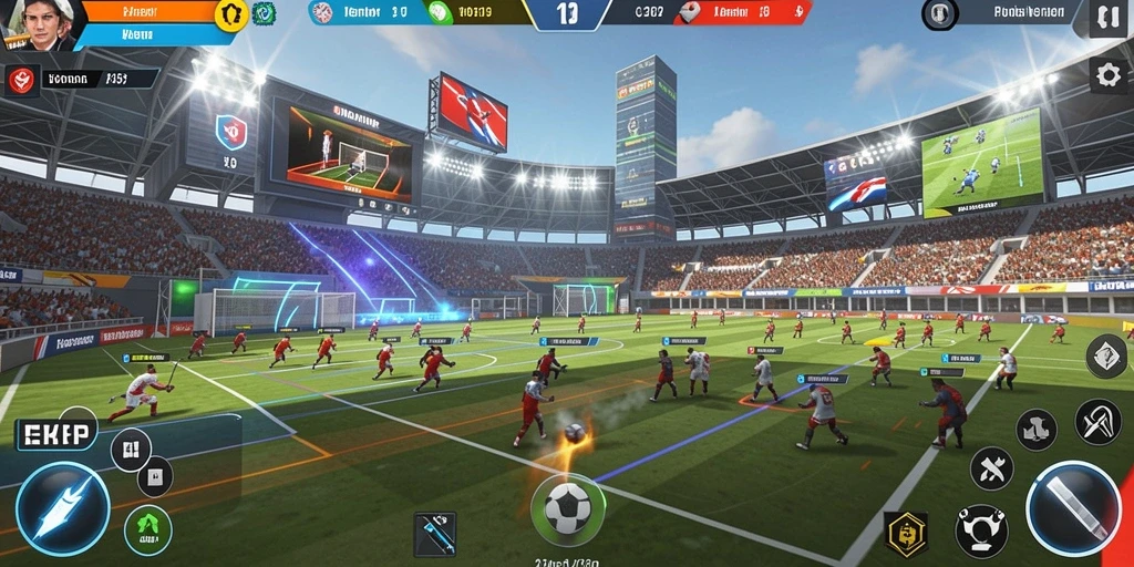 Tangkapan layar memperlihatkan fitur multiplayer yang seru.