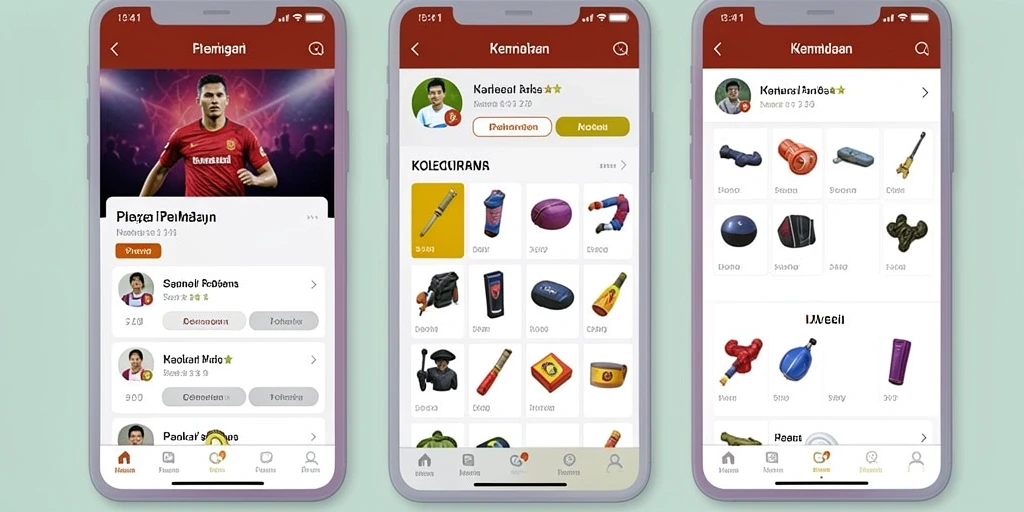 Mode permainan yang kompetitif dan seru.